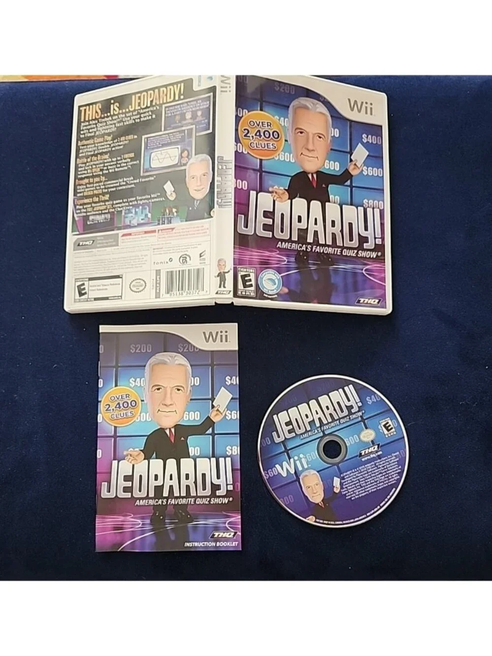 Nintendo Wii Jeopardy! Game Complete w/Case, Manual